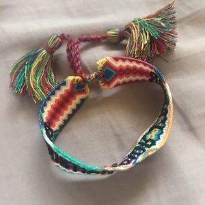 Cotton friendship bracelet, Dior